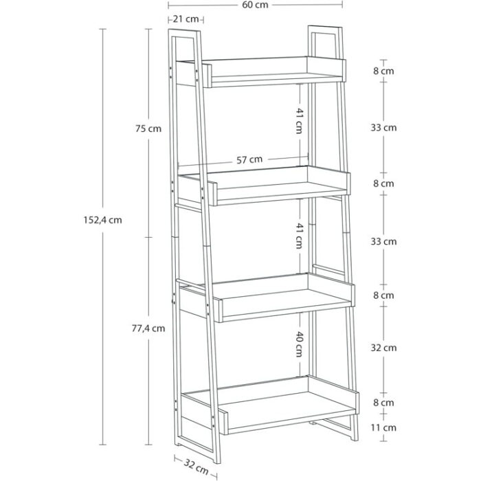 Adeoluwa Bookcase - Chic Decora