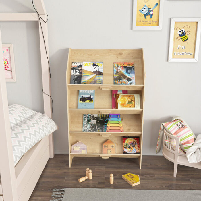 Adryonna Bookcase - Chic Decora