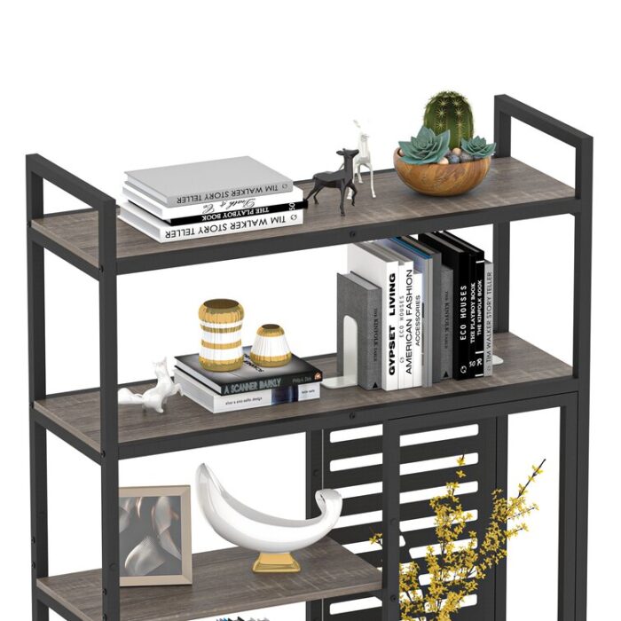 Ahyanna Etagere Bookcase - Chic Decora