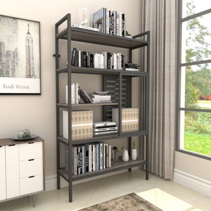 Ahyanna Etagere Bookcase - Chic Decora