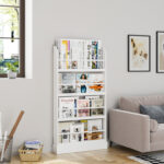 Albertson Mack & Milo Bookshelf in White - Chic Decora