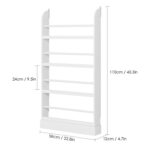 Albertson Mack & Milo Bookshelf in White - Chic Decora