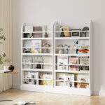 Albertson Mack & Milo Bookshelf in White - Chic Decora