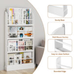 Albertson Mack & Milo Bookshelf in White - Chic Decora