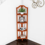 Alcala Corner Bookcase - Chic Decora