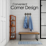 Alcala Corner Bookcase - Chic Decora