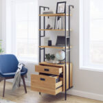 Aliahna Storage Bookcase - Chic Decora