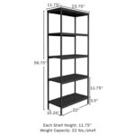 Alkesh Etagere Bookcase - Chic Decora