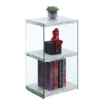 Allegonda Glass Standard Bookcase - Chic Decora