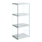 Allegonda Glass Standard Bookcase - Chic Decora