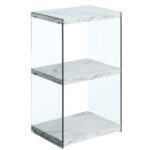 Allegonda Glass Standard Bookcase - Chic Decora