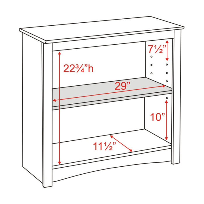 Alyrah Bookcase - Chic Decora