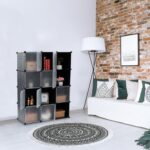 Alysta Shelving Unit Storage Bookcase - Chic Decora