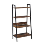 Ameley 4-Layer Wood Ladder Bookcase 48.03″H x 23.62″W x 13.78″D - Chic Decora