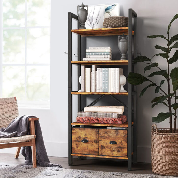 Amilyn Etagere Storage Bookcase - Chic Decora