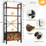 Amilyn Etagere Storage Bookcase - Chic Decora