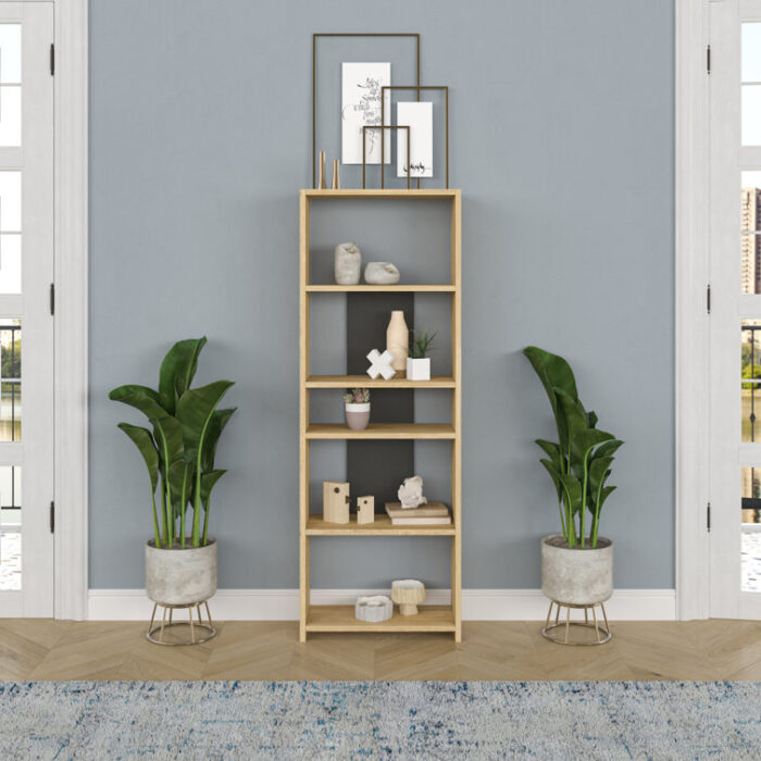 Amunra Bookcase - Chic Decora