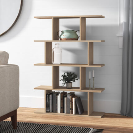 Andella Geometric Bookcase - Chic Decora