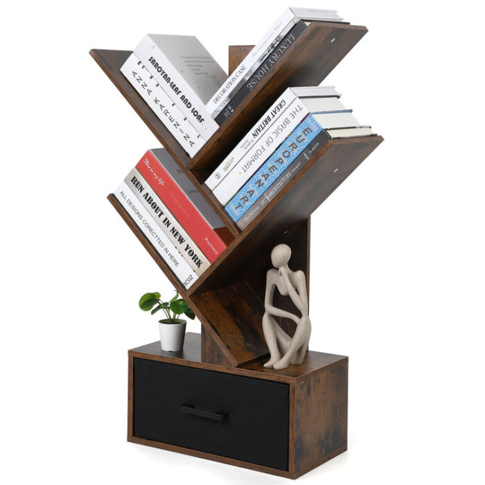 Androniki Storage Bookcase - Chic Decora