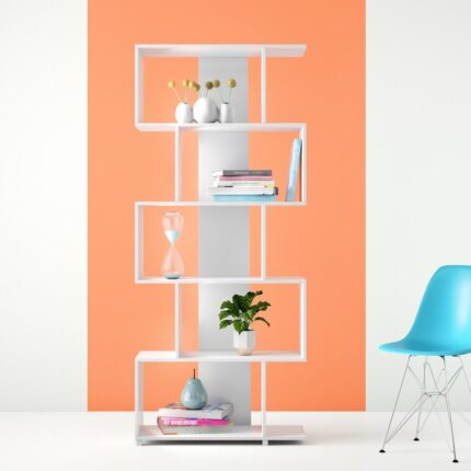 Angelica Geometric Bookcase - Chic Decora