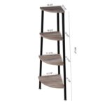 Anie Corner Bookcase - Chic Decora