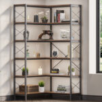 Anorea Corner Bookcase - Chic Decora