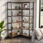 Anorea Corner Bookcase - Chic Decora