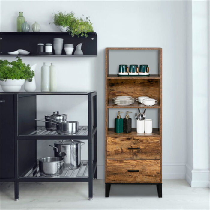 Aragam Step Storage Bookcase - Chic Decora