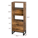 Aragam Step Storage Bookcase - Chic Decora