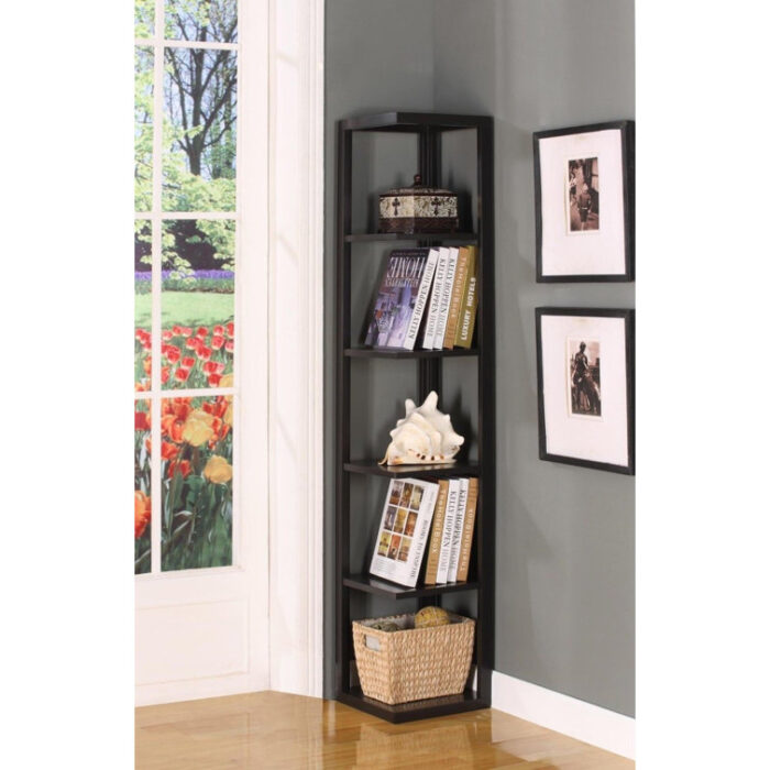 Archibald Corner Bookcase - Chic Decora