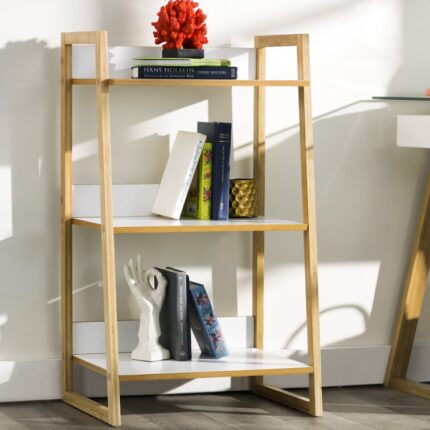 Arelious Ladder Bookcase - Chic Decora