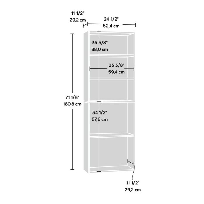 Arisztid Bookcase - Chic Decora