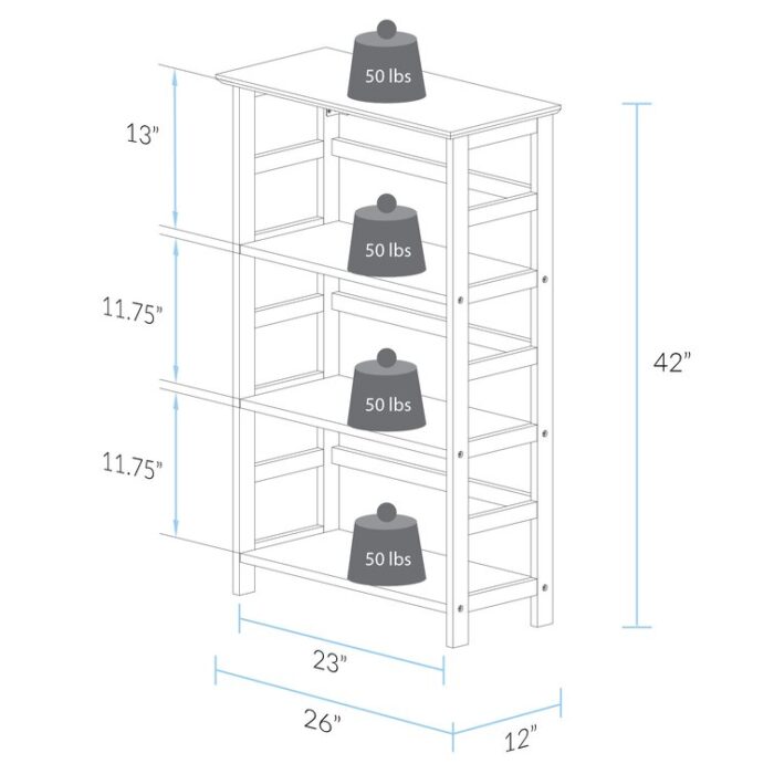 Aronoff Bookcase - Chic Decora