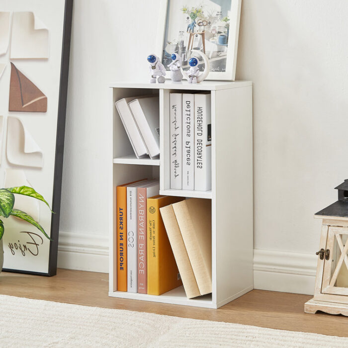 Ashmit 3-Cube Small Modern Bookcases - Chic Decora