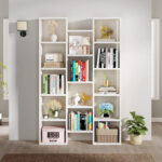 Ason Geometric Bookcase - Chic Decora