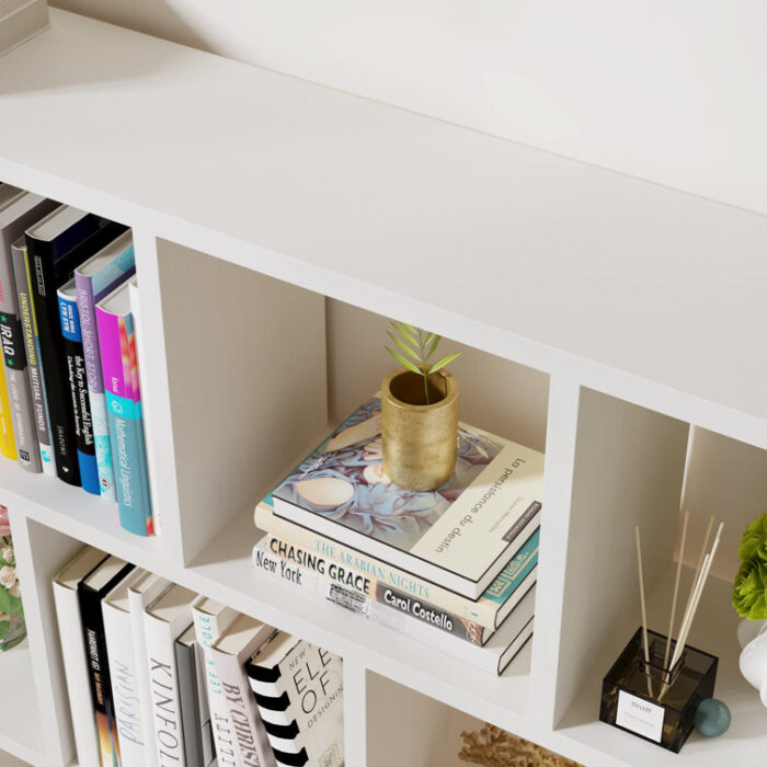 Ason Geometric Bookcase - Chic Decora