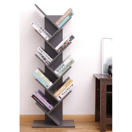 Vaino Corner Bookcase - Chic Decora