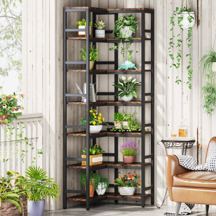 Attore Corner Bookcase - Chic Decora