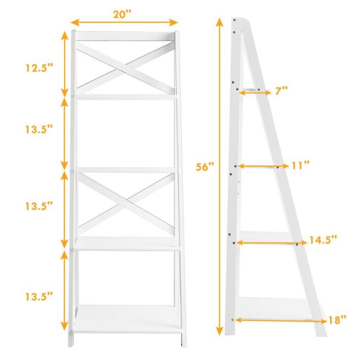 AuroraÂ Ladder Bookcase - Chic Decora