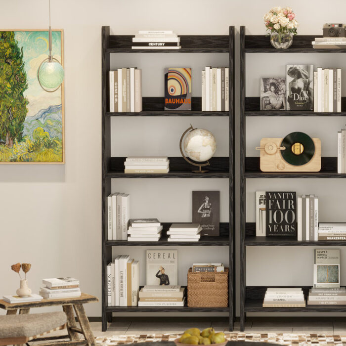 Aveer Unfinished Bookcase - Chic Decora