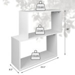 Axenia Geometric Bookcase - Chic Decora