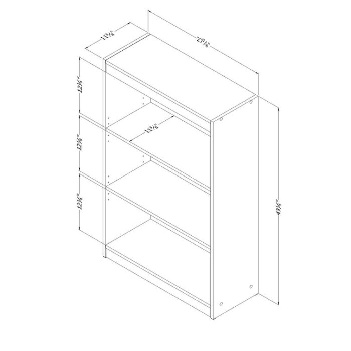 Axess Bookcase - Chic Decora