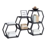 Azka Geometric Bookcase - Chic Decora