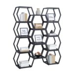 Azka Geometric Bookcase - Chic Decora