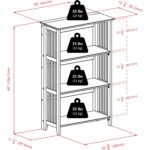 Baca Etagere Bookcase - Chic Decora