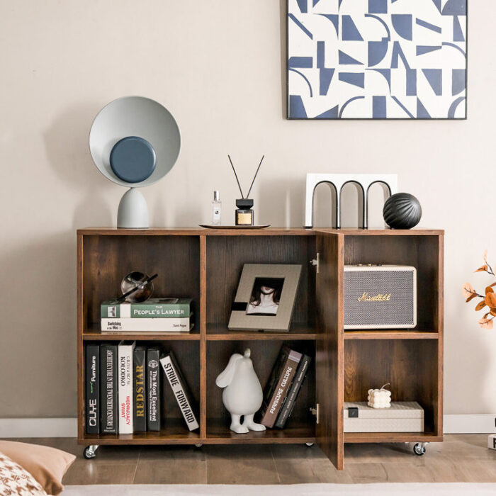 Balkin Storage Bookcase - Chic Decora