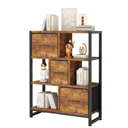 Balmorhea Storage Bookcase - Chic Decora