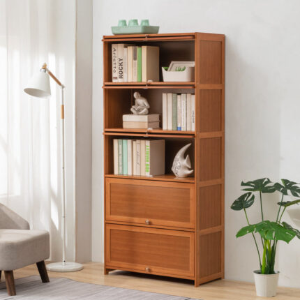 Wilmeth Corner Bookcase - Chic Decora