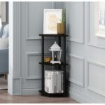 Baril Corner Bookcase - Chic Decora