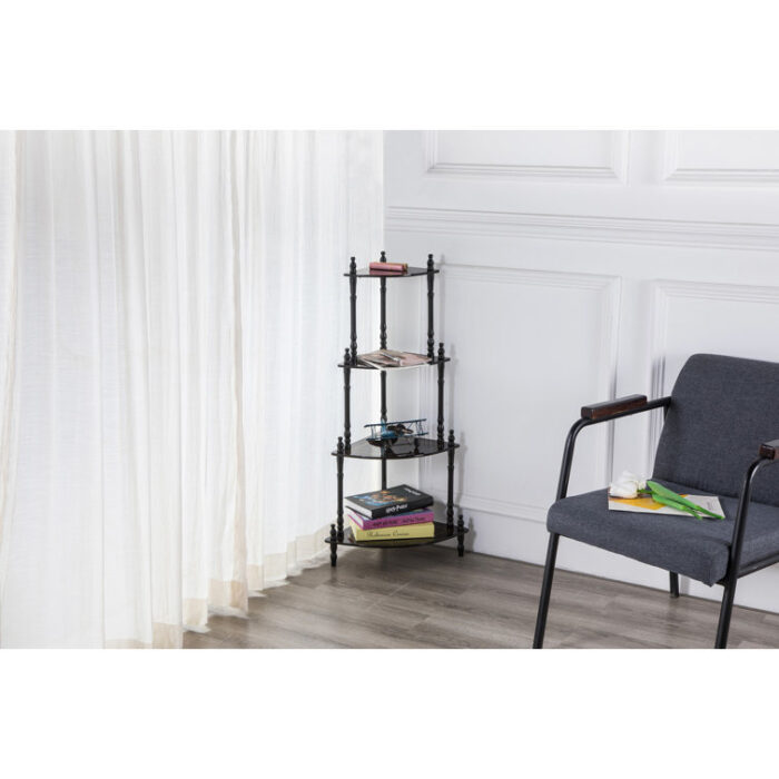 Barton Corner Bookcase - Chic Decora